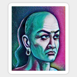 Chanakya Portrait | Chanakya Artwork 4 Sticker